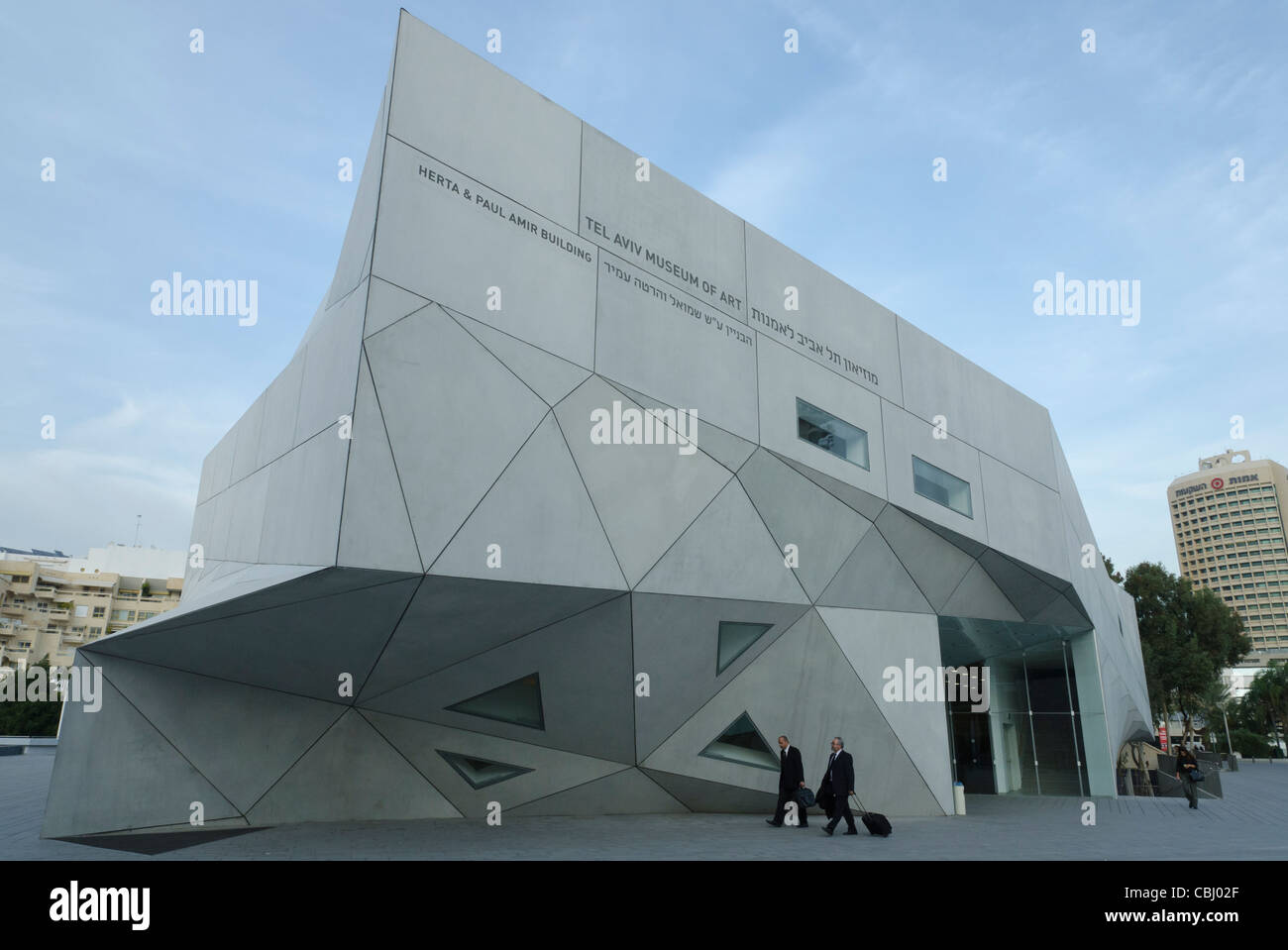 Nuova ala del museo d'arte di Tel Aviv Tel Aviv. Israele Foto Stock