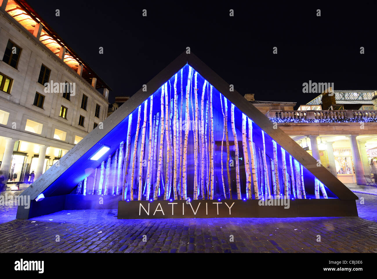 Natività al Covent Garden di Londra Foto Stock