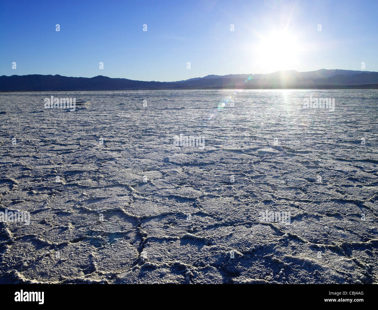 Sun, il Parco Nazionale della Valle della Morte, STATI UNITI D'AMERICA Foto Stock