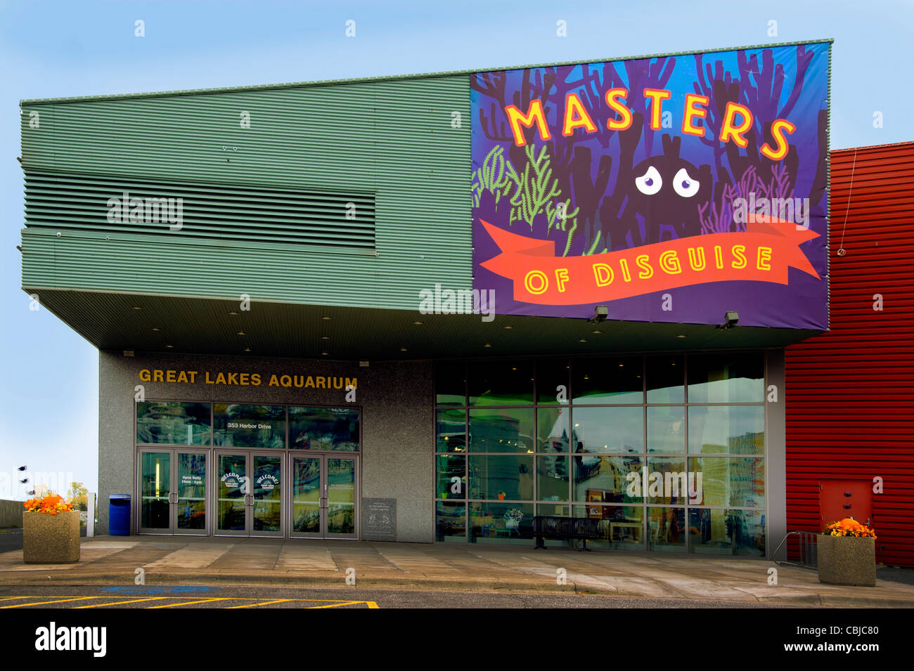 I grandi laghi acquario nel Canal Park area di Duluth, Minnesota Foto Stock