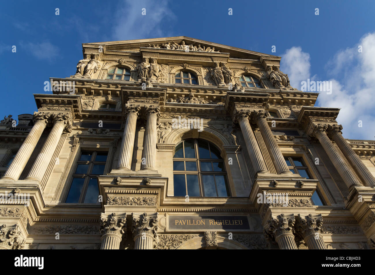 Pavillon Richelieu, Museo del Louvre, Parigi, Francia Foto Stock
