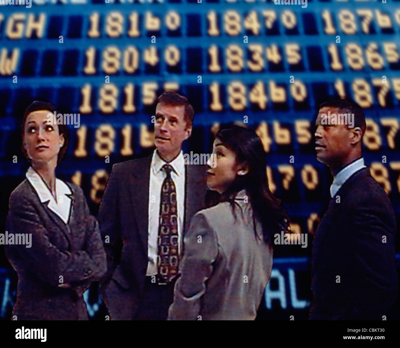 Concetto aziendale. Settore finanziario. Traders. Foto Stock