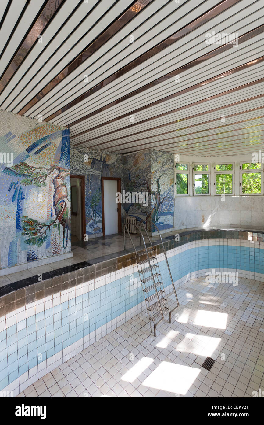 Russia, il litorale del Mar Nero, Sochi, Stalin Dacha, casa estiva del dittatore sovietico Joseph Stalin, Zelenaya Roscha sanitorium Foto Stock