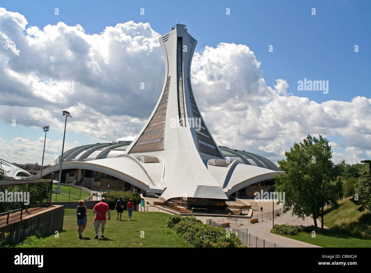 Montreal Olympic Stadium Foto Stock