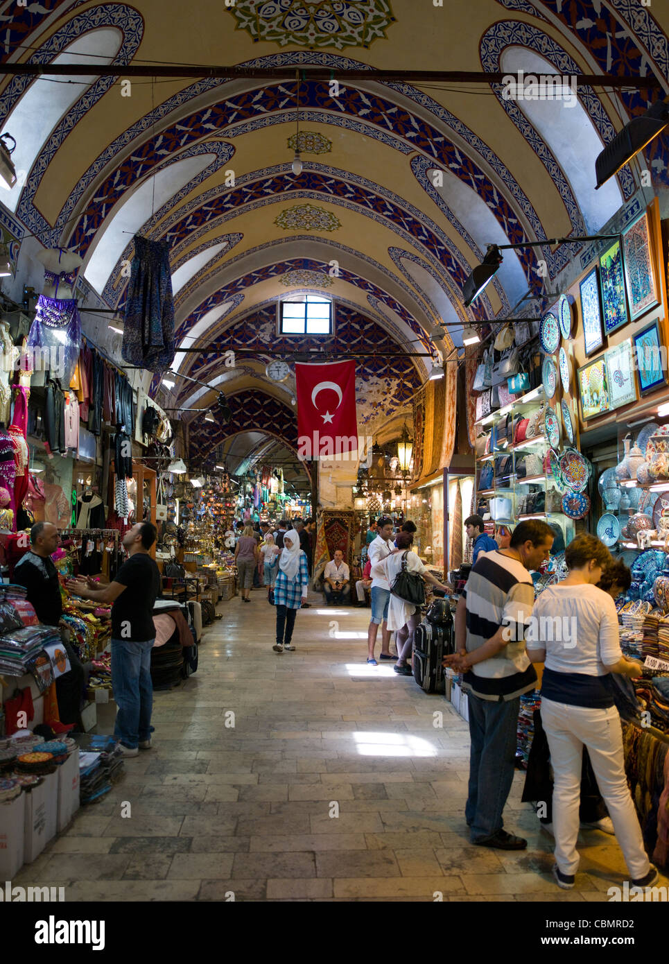 Il Grand Bazaar, Istanbul un mercato coperto. Foto Stock