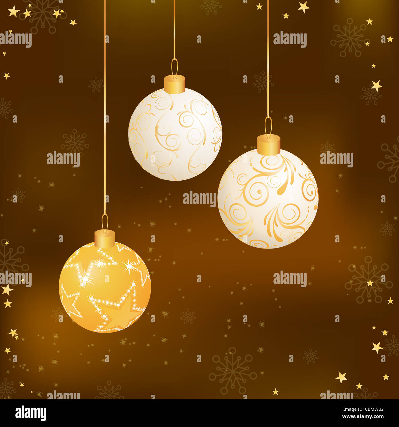 Cartolina di Natale Foto Stock