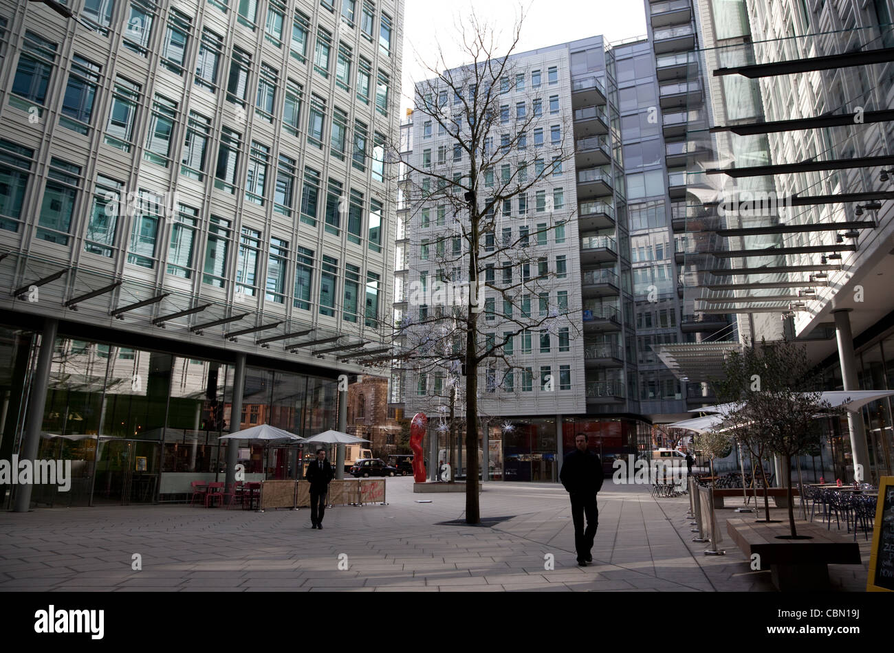 Central St Giles Piazza, Holborn, Londra Foto Stock