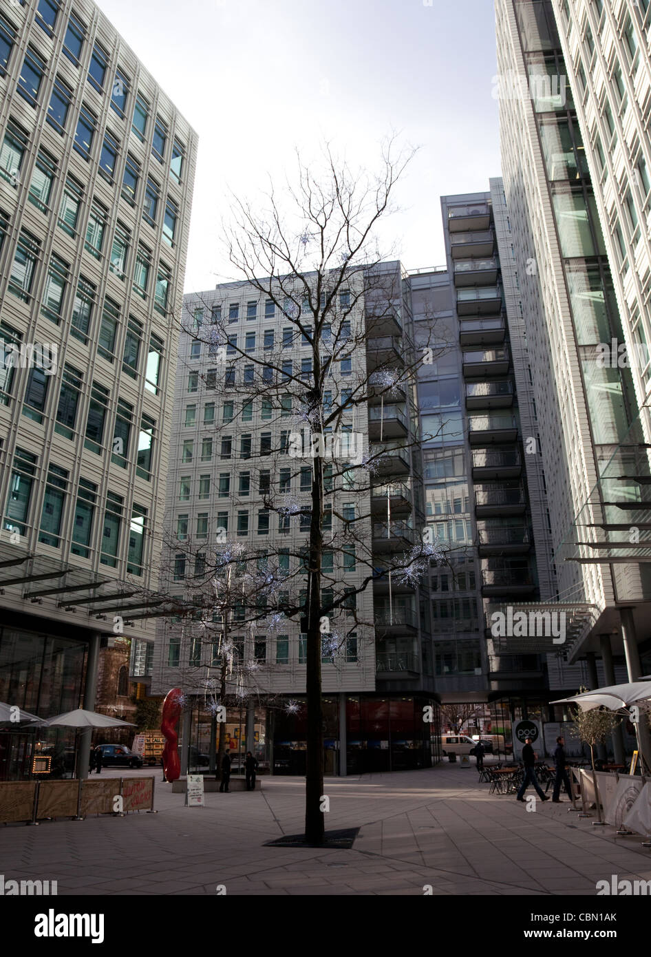 Central St Giles Piazza, Holborn, Londra Foto Stock