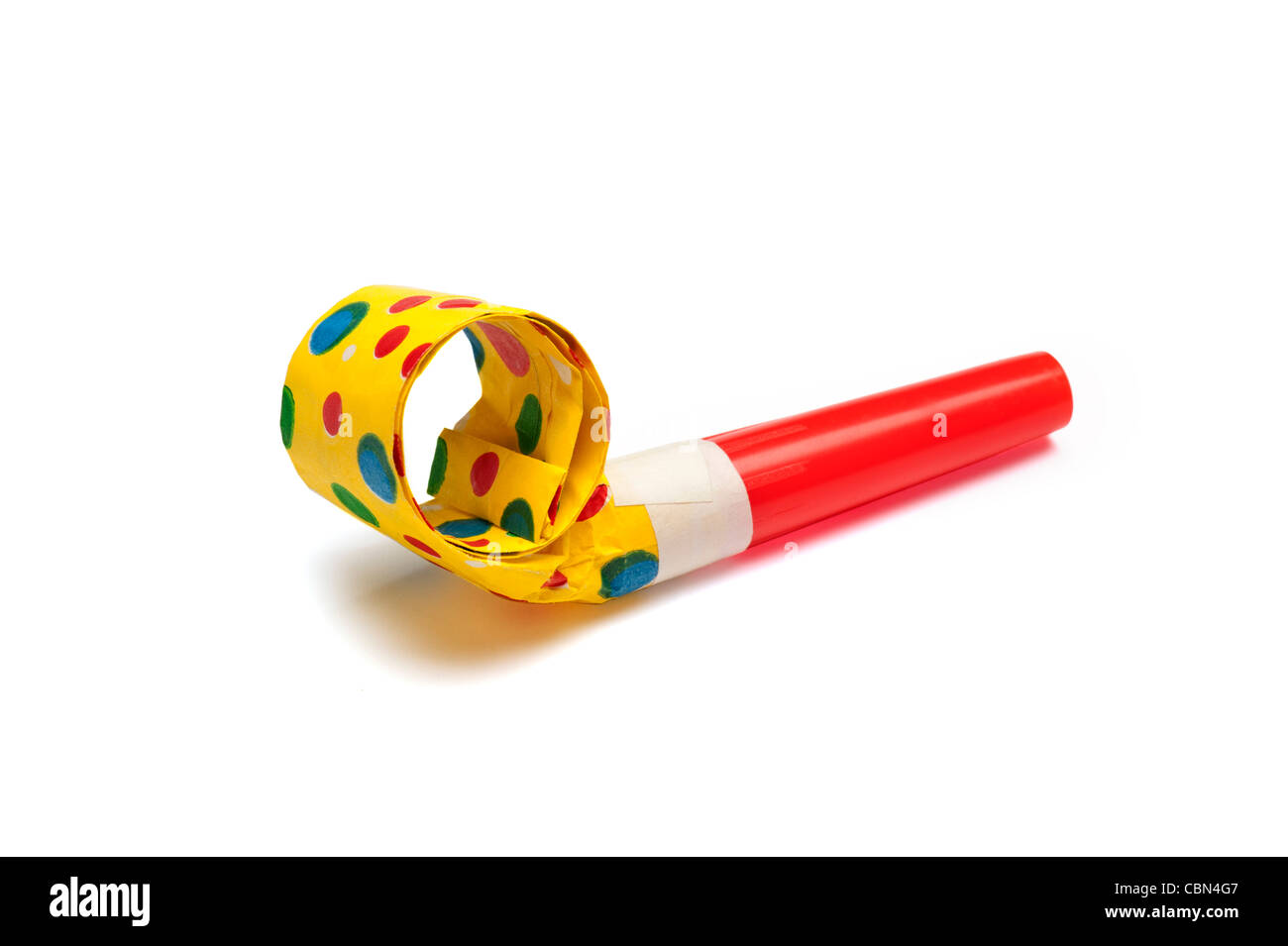 Un ventilatore del partito Foto Stock