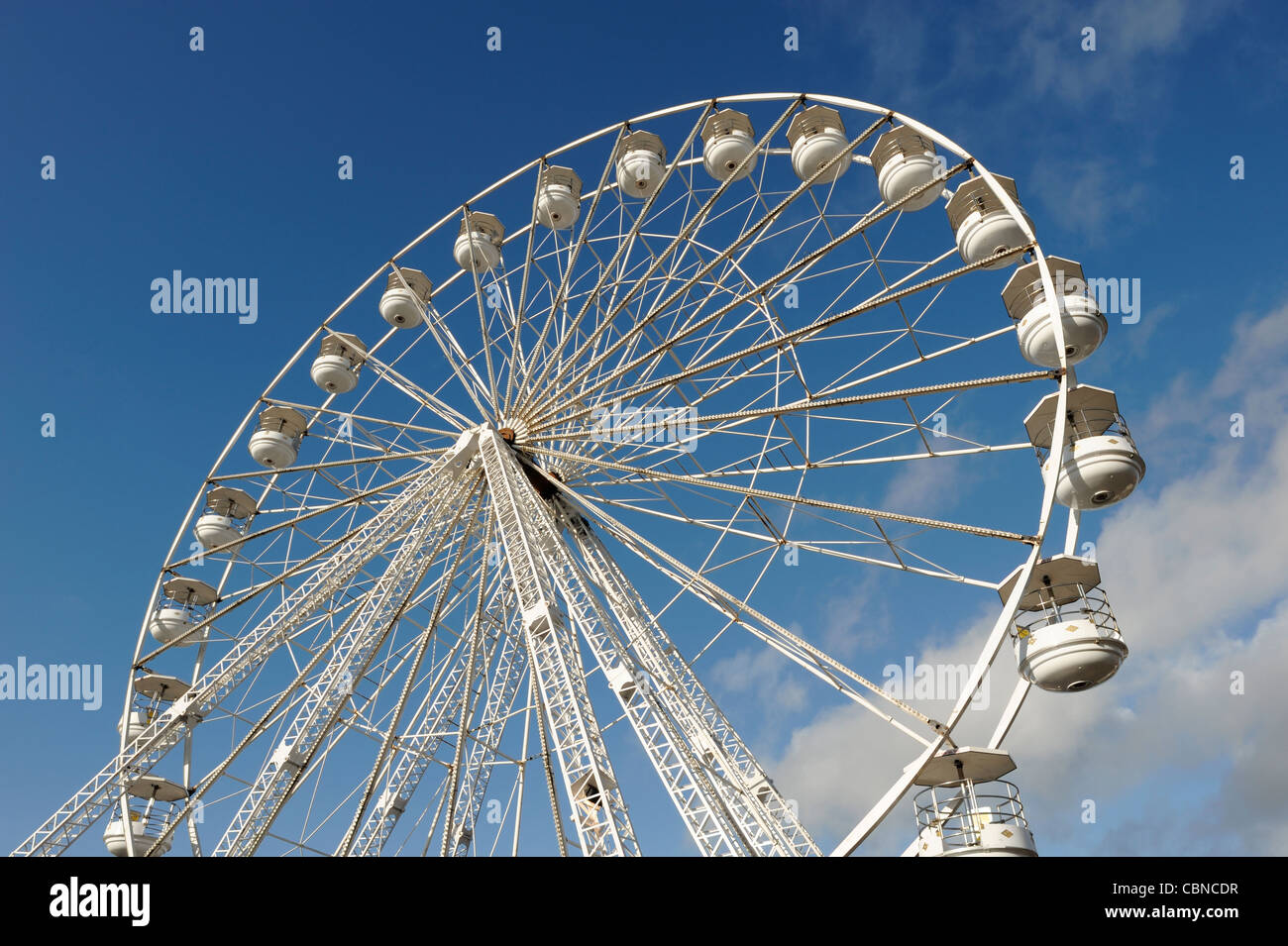 Fiera ruota panoramica Ferris Foto Stock