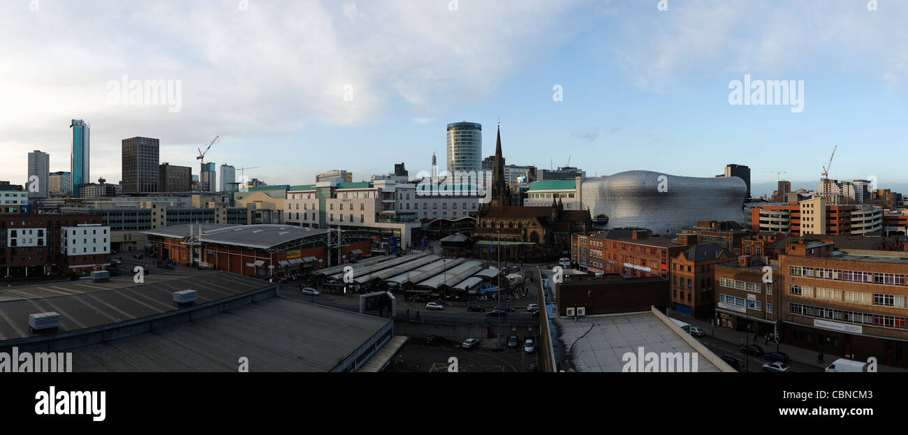 Birmingham City Centre skyline Foto Stock