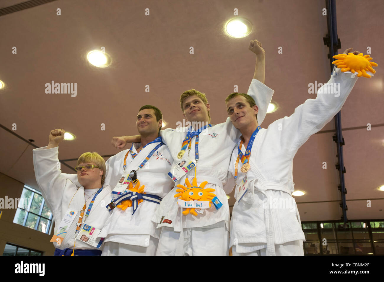 Special Olympics World Summer Games ad Atene; 2011 -- Judo finali Foto Stock