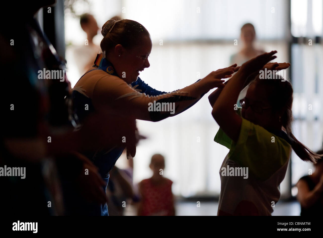 Special Olympics World Summer Games ad Atene; 2011 -- Medal Ceremony in ginnastica Foto Stock