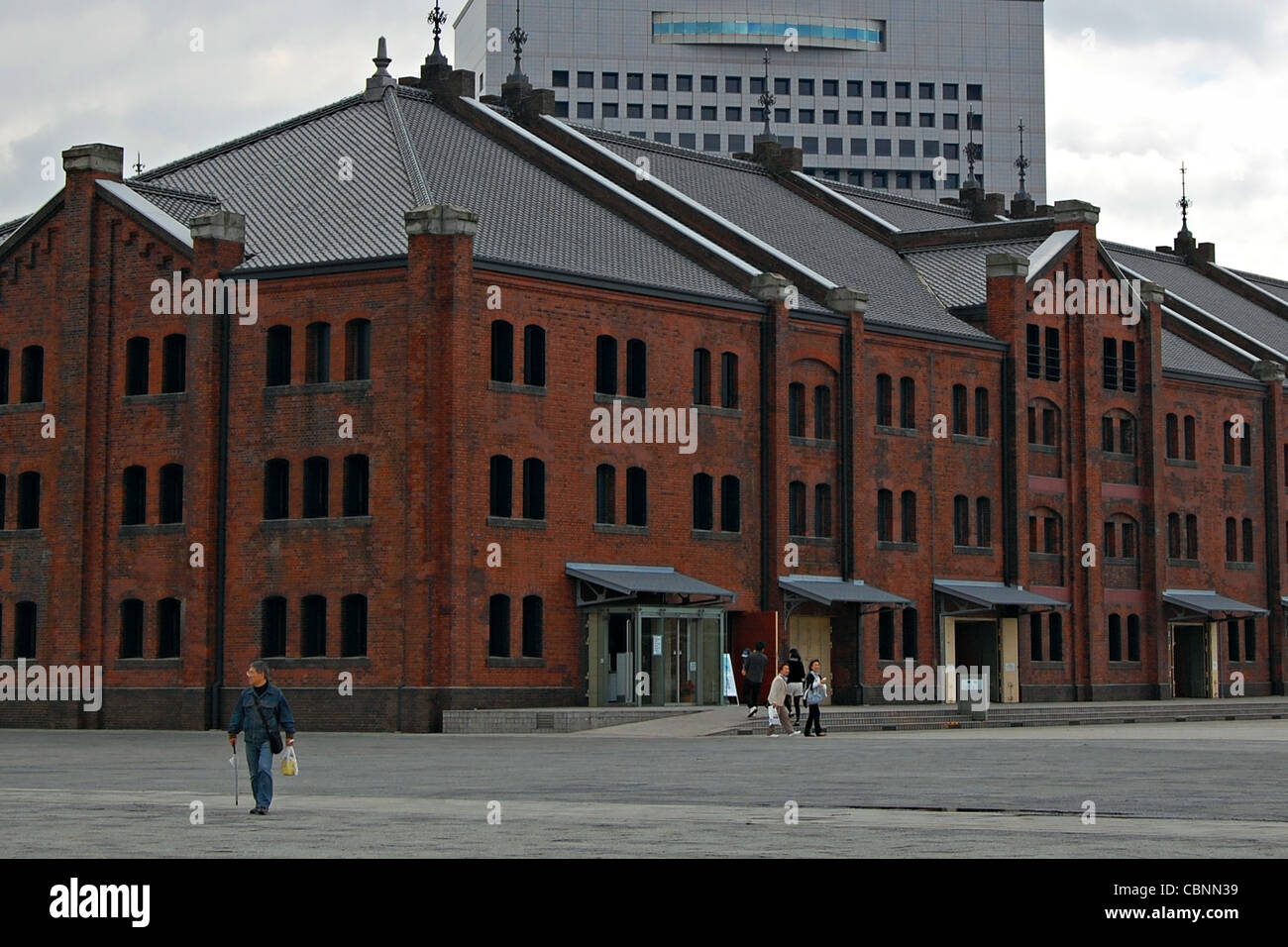 Red Brick Warehouse, Minato Mirai, Yokohama, Giappone Foto Stock