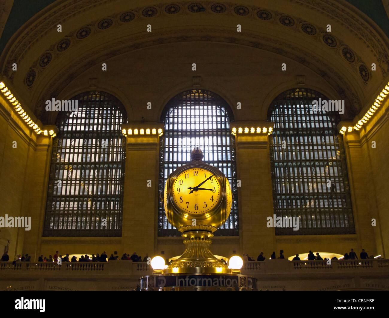 Sala principale alla grand central station nel centro cittadino di Manhattan, New York, New York, USA, Anthony arendt Foto Stock