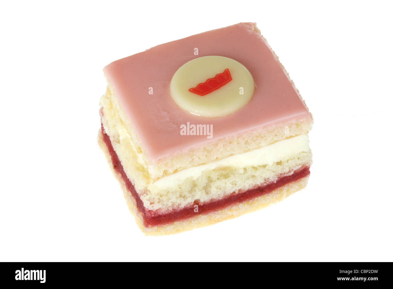 Iced Victoria Slice Foto Stock