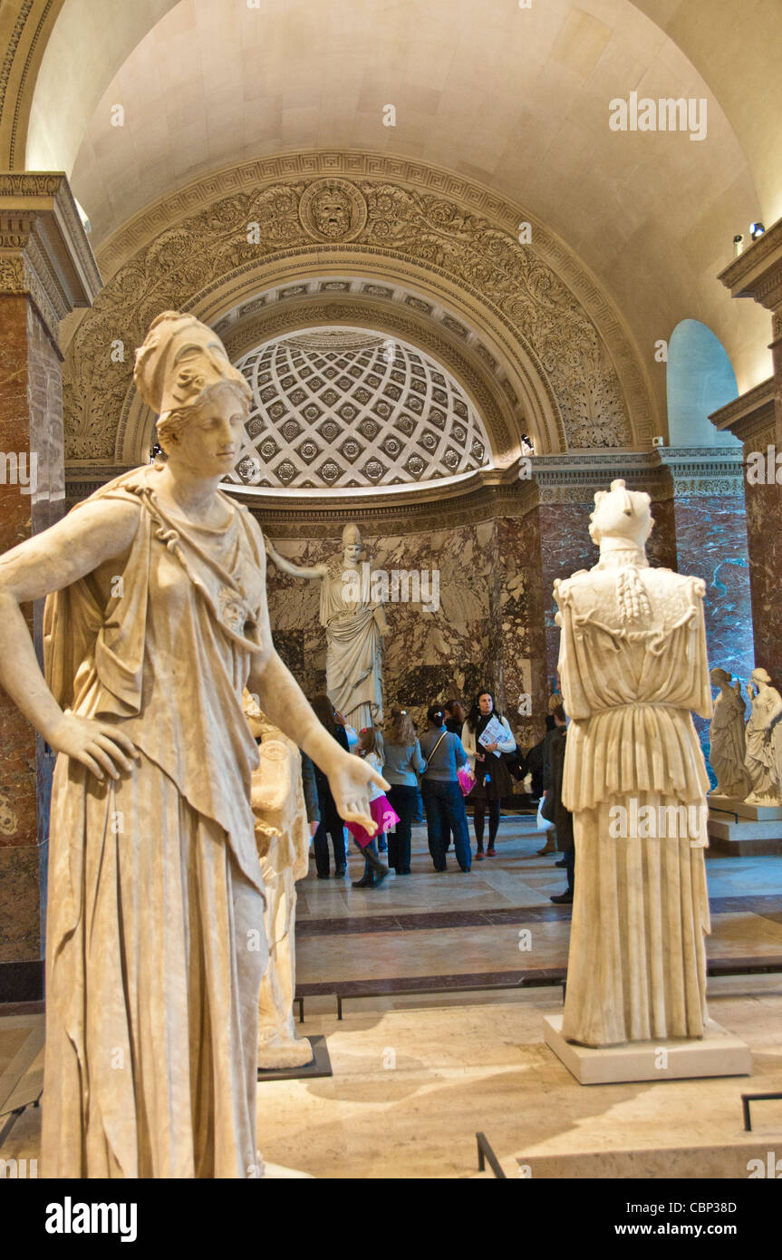 Museo del Louvre Parigi Francia Foto Stock