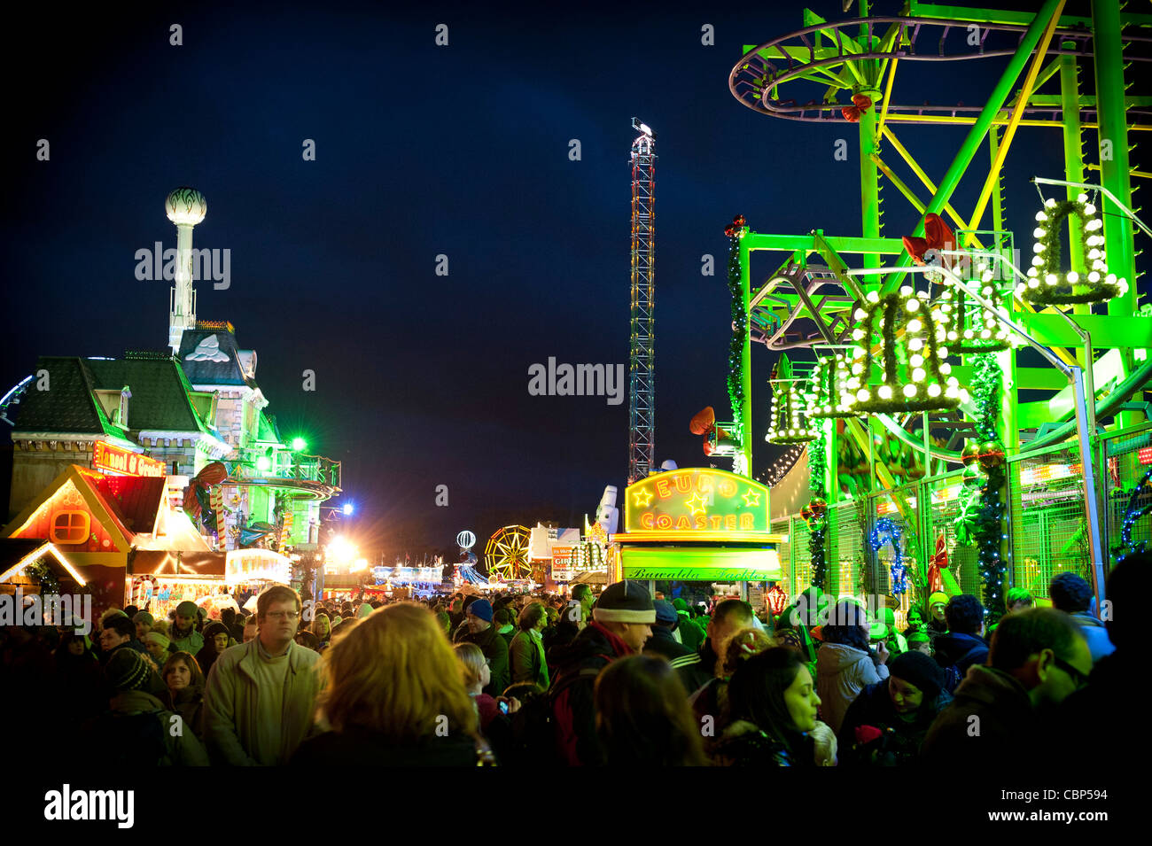 Winter Wonderland di Hyde Park Foto Stock