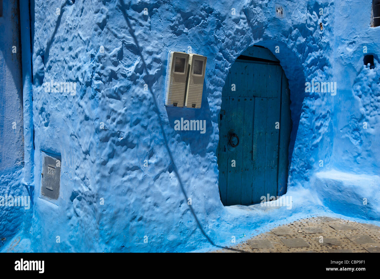 Chefchaouen, Rif regione. Il Marocco.il Nord Africa. Foto Stock
