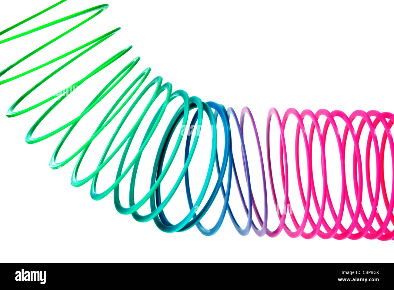 Giocattolo della molla elicoidale Foto Stock