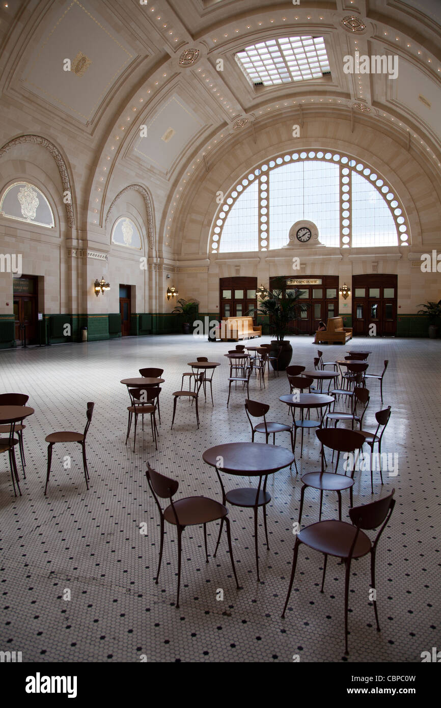 Interno della Union Station, Seattle, Washington, Stati Uniti d'America Foto Stock