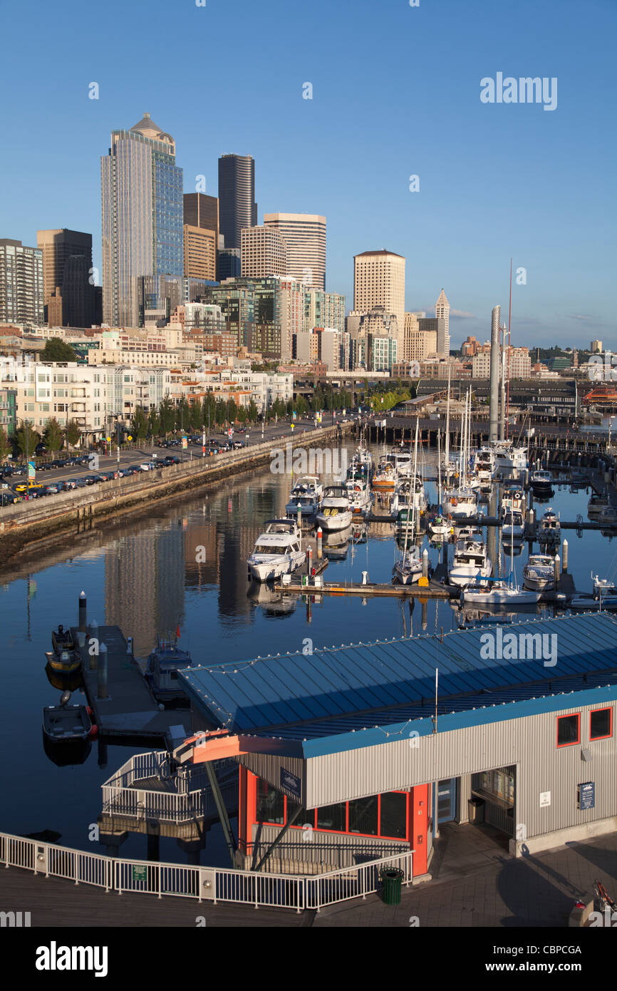 Città campana Marina, Seattle, Washington, Stati Uniti d'America Foto Stock