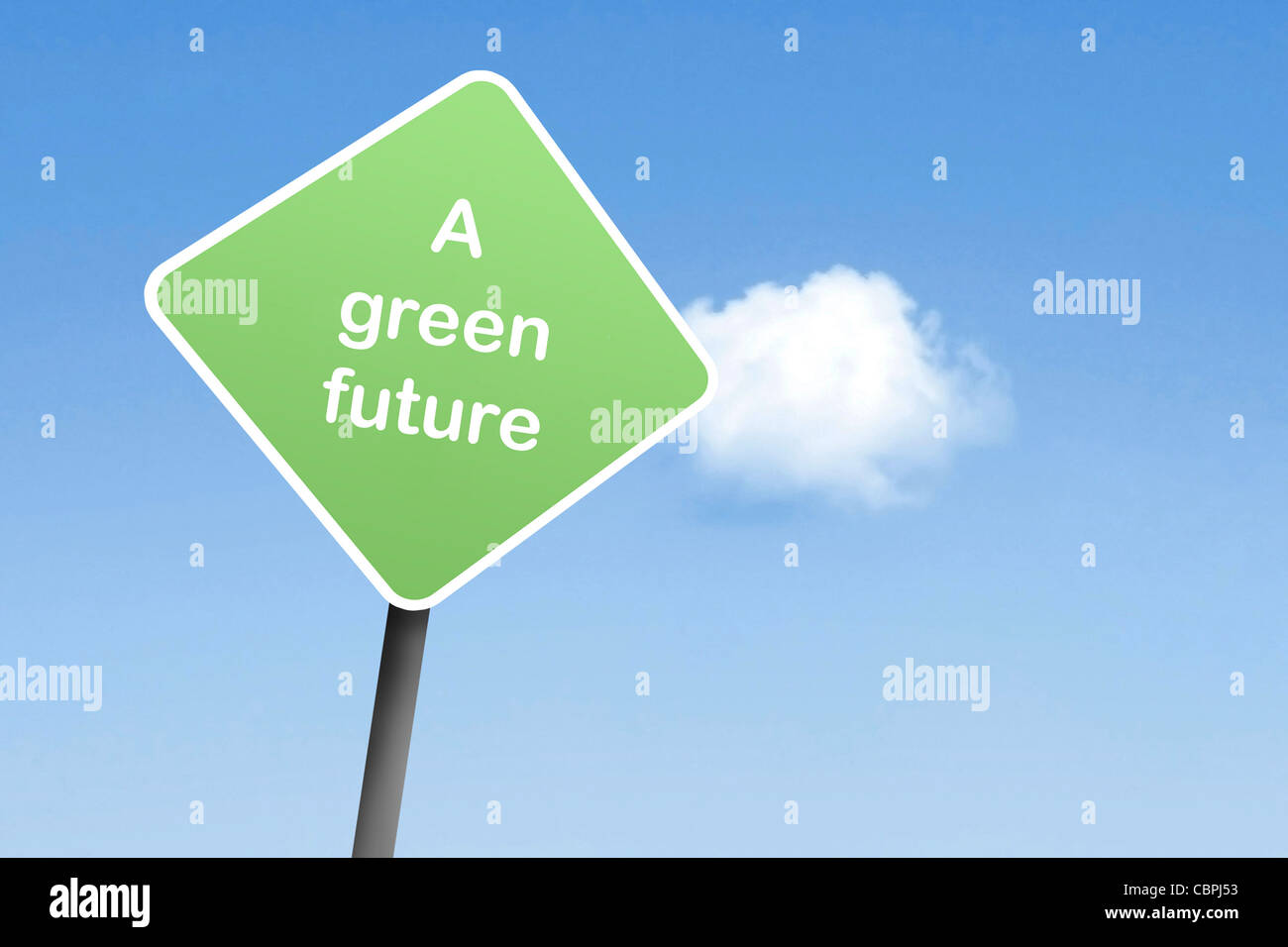 Un futuro più verde Foto Stock