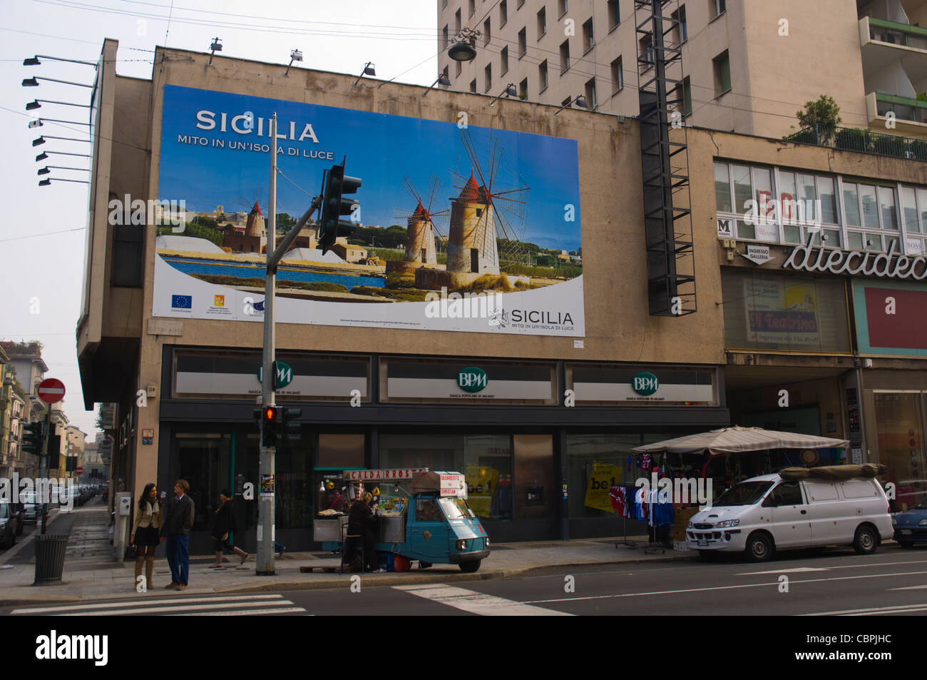 Corso Buenos Aires milano lombardia italia Europa Foto Stock
