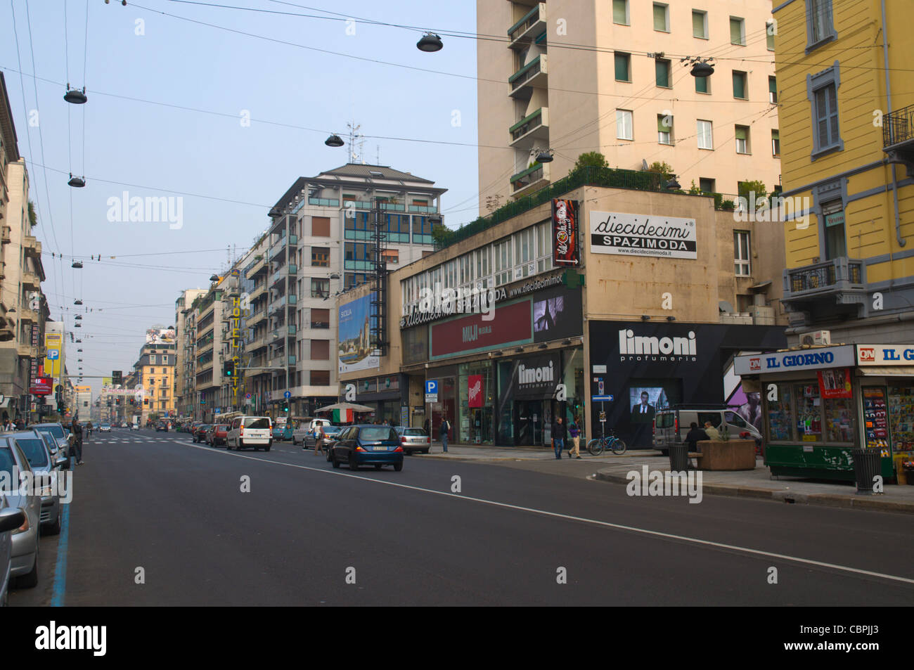 Corso Buenos Aires milano lombardia italia Europa Foto Stock