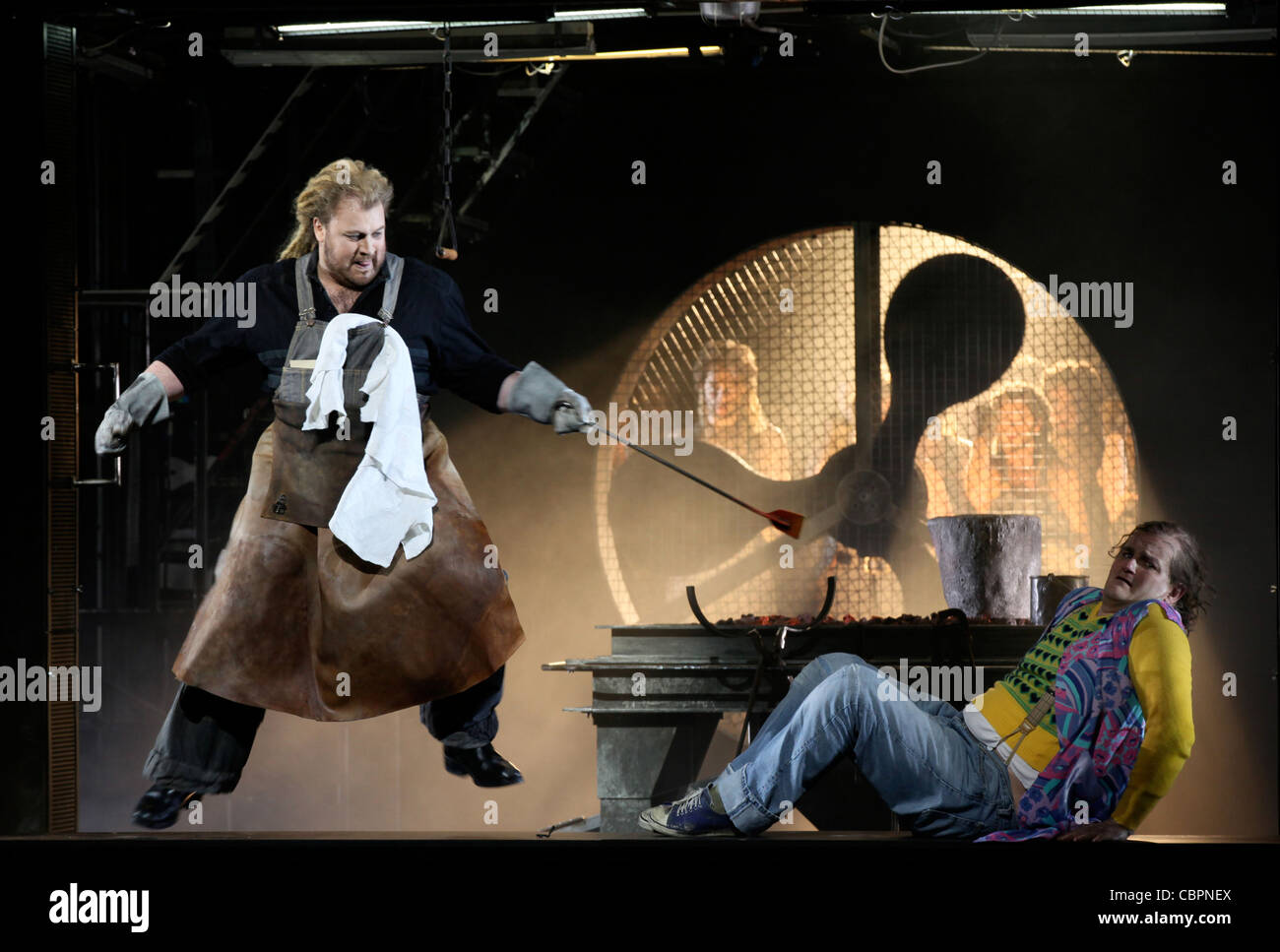 SIEGFRIED, Siegfried - Musica di Richard WAGNER - Deuxième journée en trois Actes du festival scénique : L'anneau du Nibelung - Foto Stock