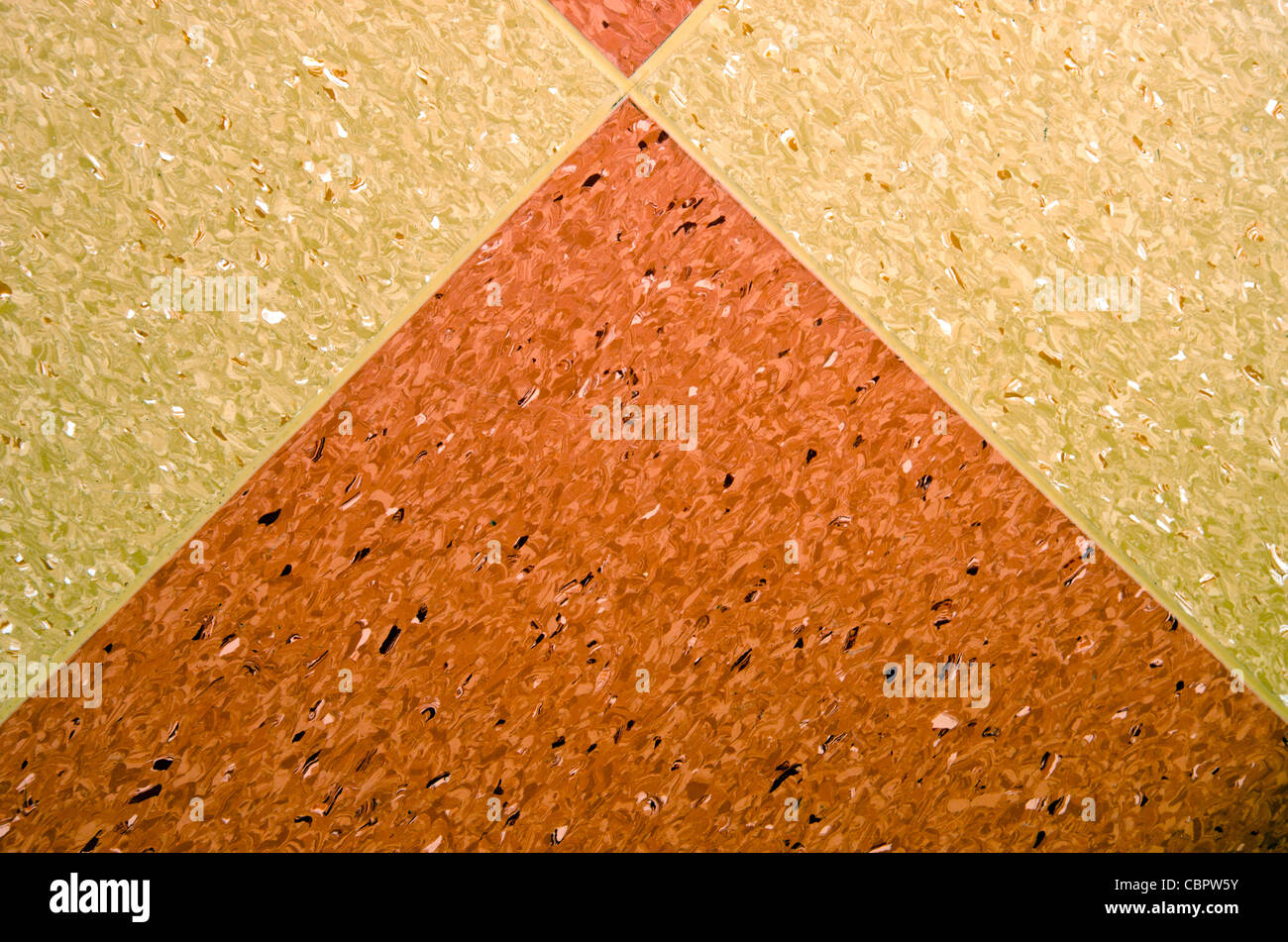Pavimento in Marmoleum modelli di frammento e texture interessanti. Casa naturale dello sfondo. Foto Stock