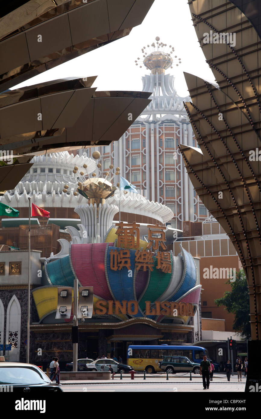 Casino Lisboa Macau SAR Cina Foto Stock