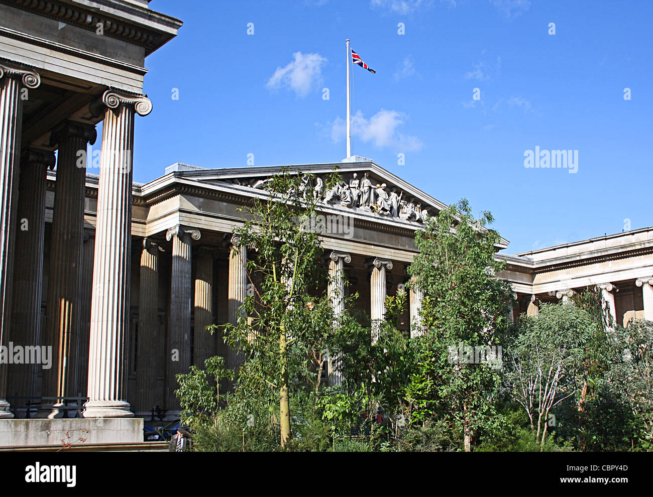 British Museum, paesaggio australiano nel piazzale antistante Foto Stock