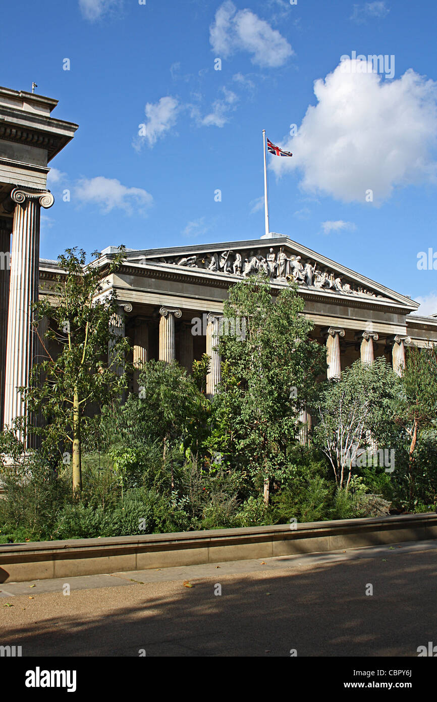 British Museum, paesaggio australiano nel piazzale antistante Foto Stock