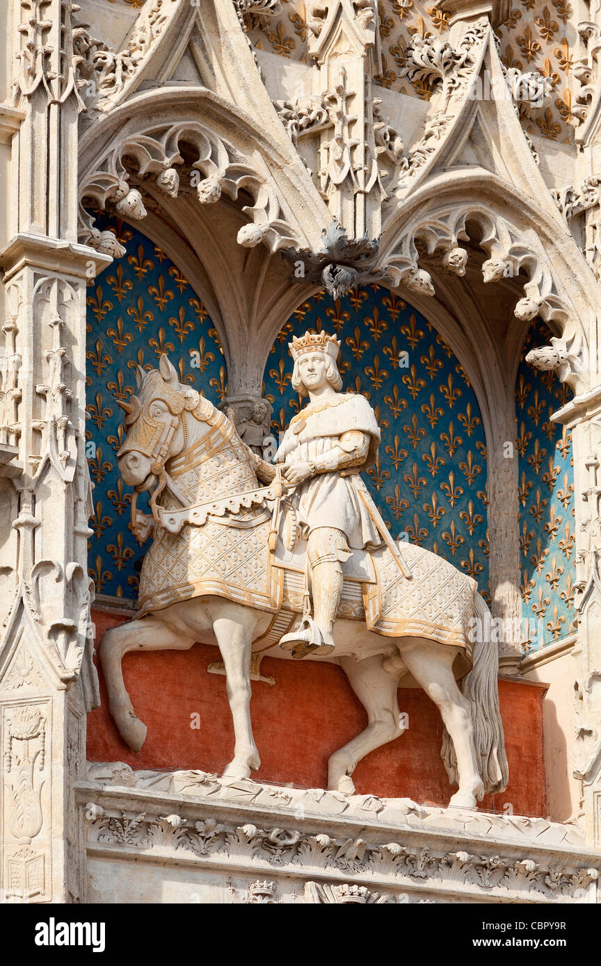 Valle della Loira, Chateau de Blois Foto Stock