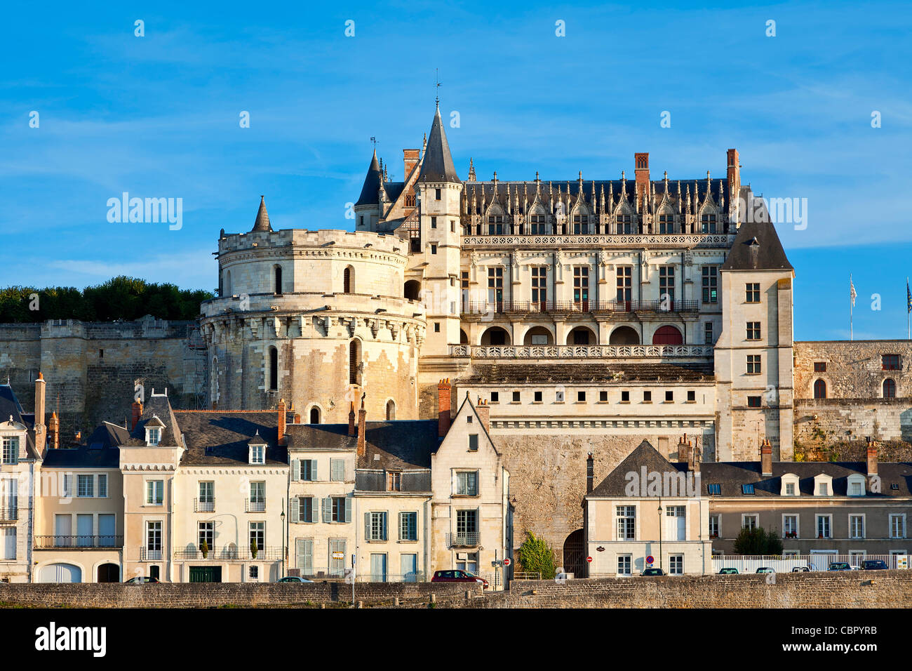 Valle della Loira, castello di Amboise Foto Stock