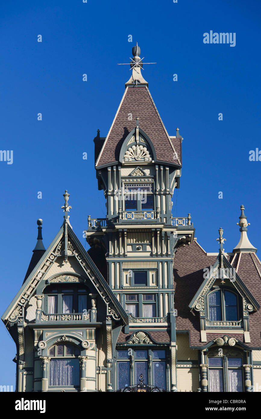 Stati Uniti d'America, la California, la California del Nord, costa Nord, Eureka, Carson Mansion, un tempo casa del 1880 lumber baron William Carson Foto Stock