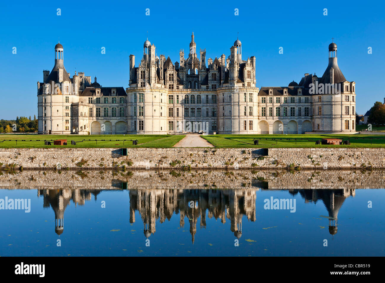 Valle della Loira, Chateau de Chambord Foto Stock