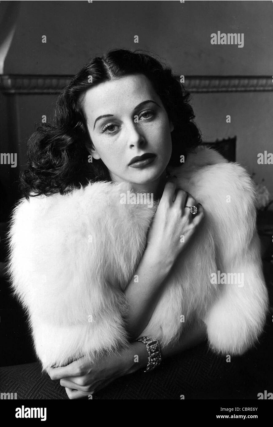 Hedy Lamarr ( 9 Novembre 1913 - 19 gennaio 2000 )- Austrian-American attrice Foto Stock