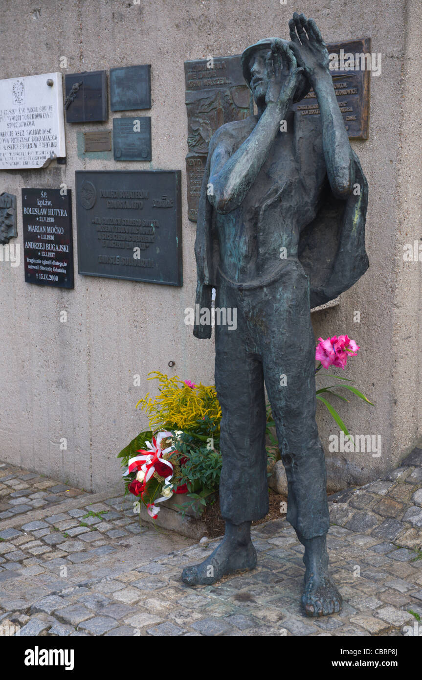 Plac Solidarnosci la solidarietà piazza Pomeriania Danzica Polonia settentrionale Europa Foto Stock