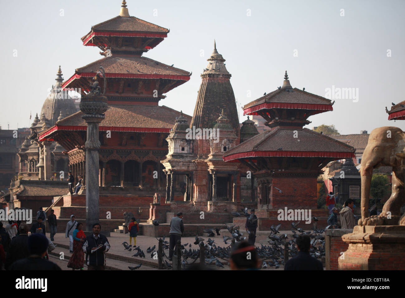 Patan Durbar Square World Heritage templi Foto Stock Patan Durbar Square World Heritage templi Foto Stock