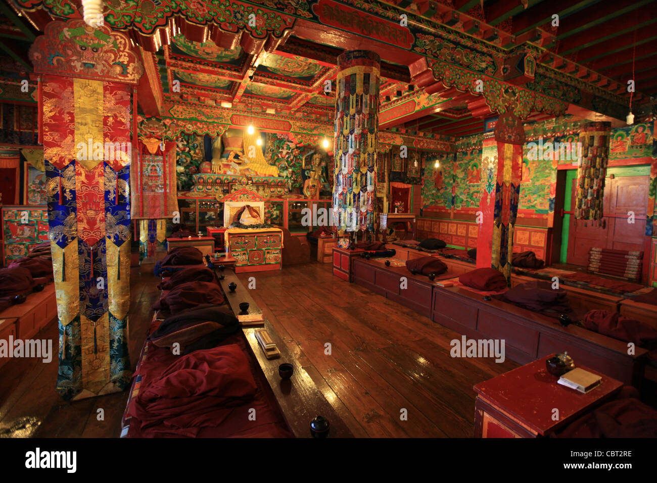 Tengboche monastero Buddista in Nepal Foto Stock