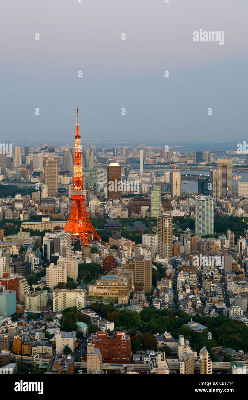 La Torre di Tokyo Tokyo Giappone Foto Stock