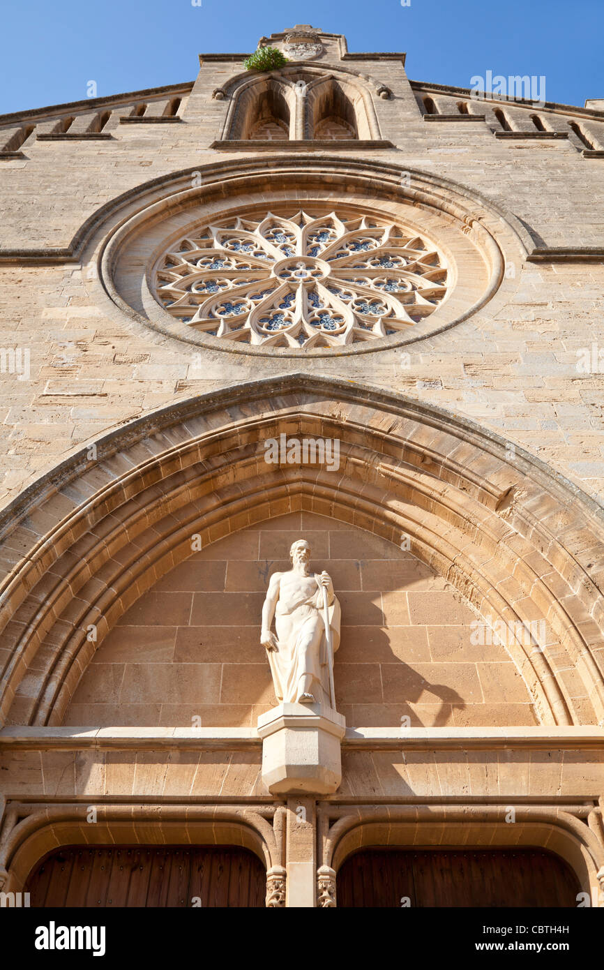 Sant Jaume chiesa, Alcudia Maiorca, isole Baleari, Spagna Foto Stock