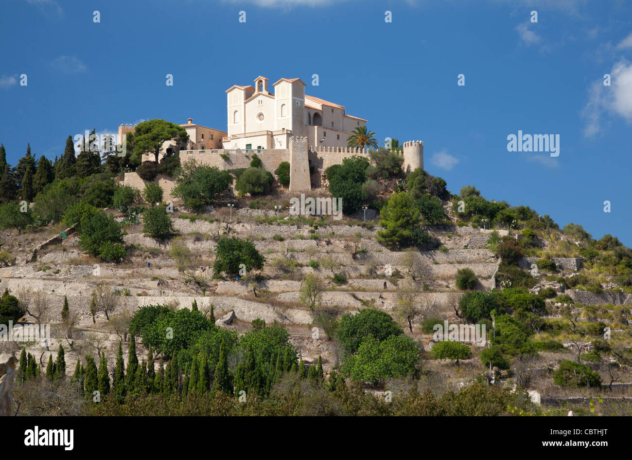 Chiesa di Sant Salvador, Arta, Maiorca, isole Baleari, Spagna, Europa Foto Stock