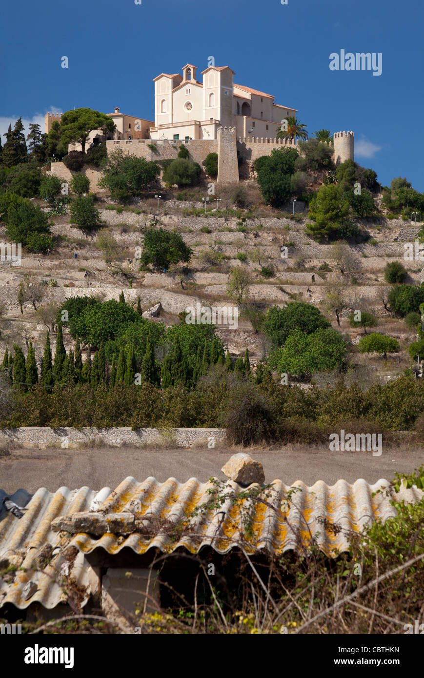 Chiesa di Sant Salvador, Arta, Maiorca, isole Baleari, Spagna, Europa Foto Stock