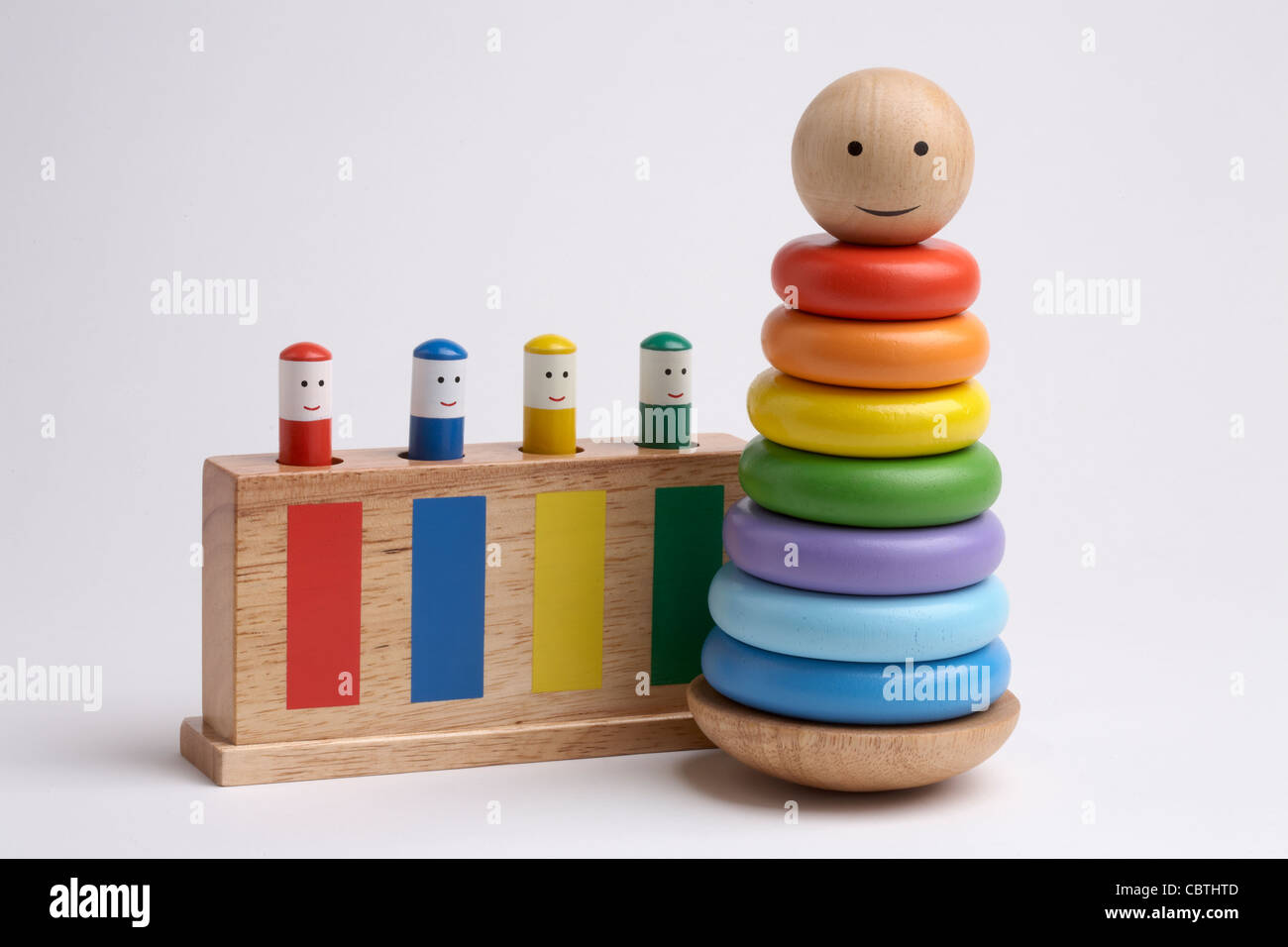 Legno di giocattoli per bambini Foto Stock