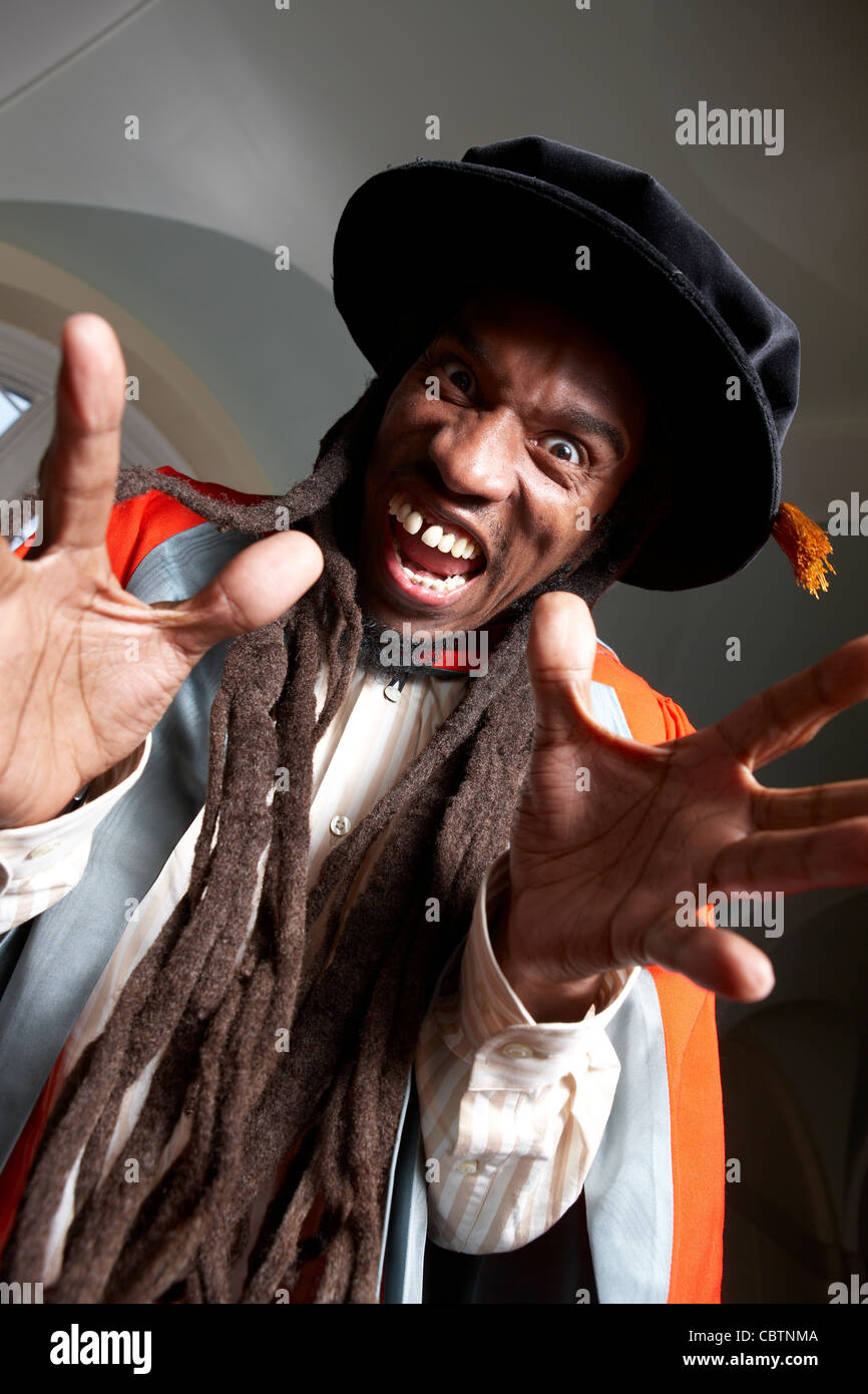 Poeta, commediografo e autore Benjamin Zephaniah. Foto Stock