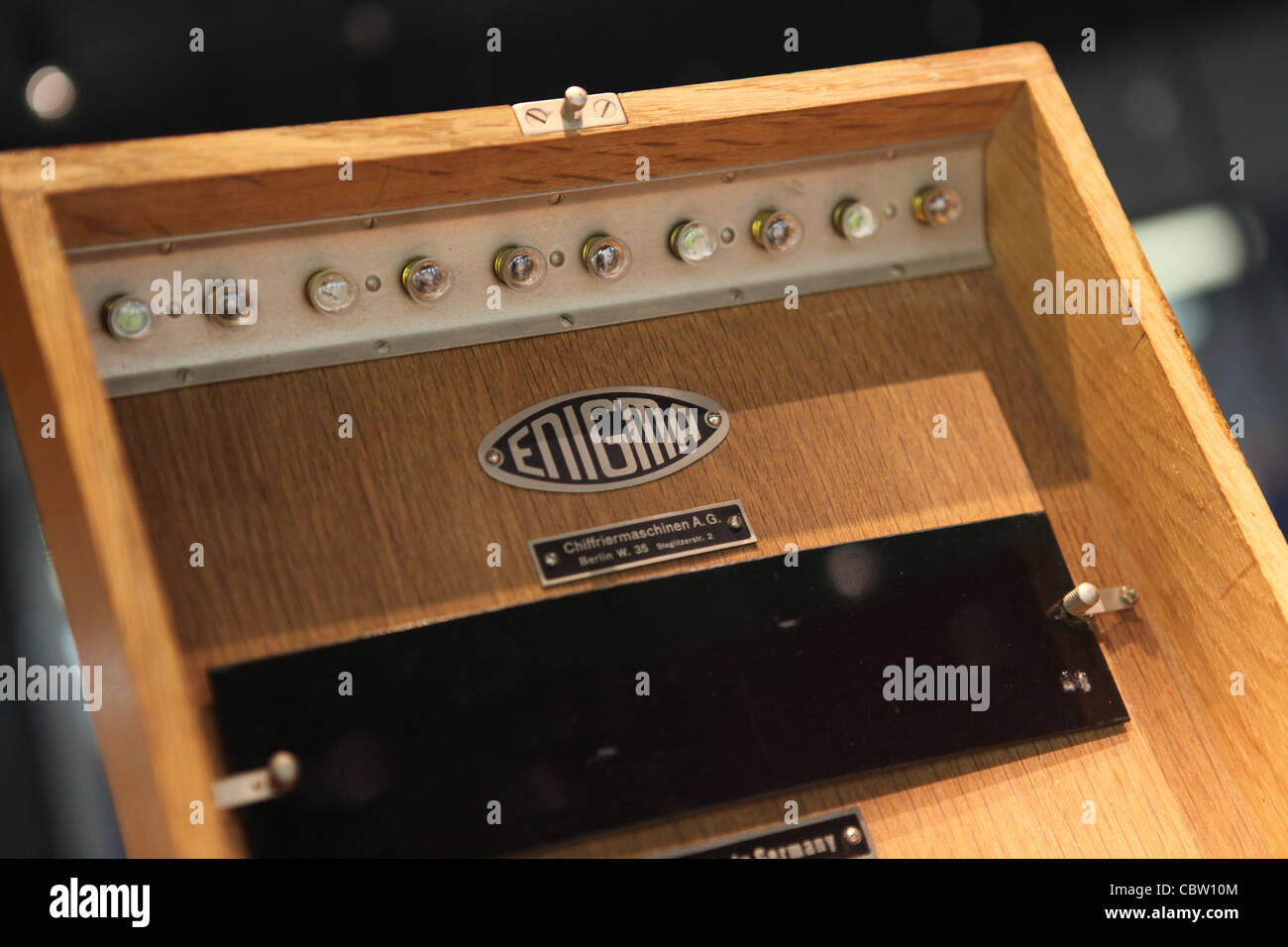 Il tedesco cipher macchina Enigma dalla seconda guerra mondiale 2 Foto Stock