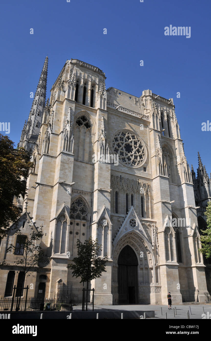 Sant'Andrea la cattedrale di Bordeaux Gironde Aquitaine Francia Foto Stock